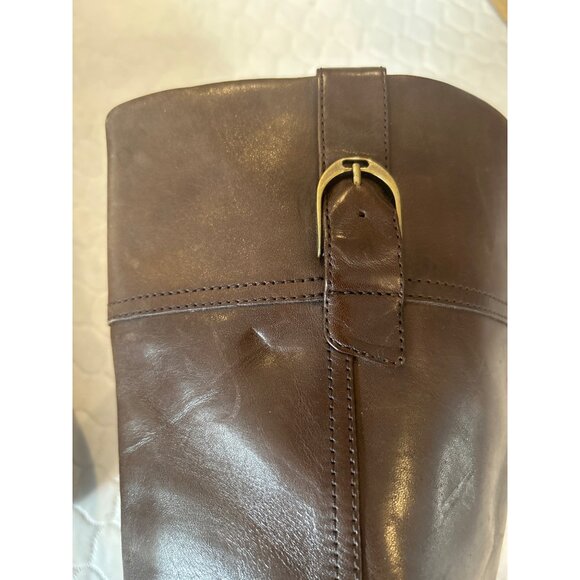 Ariat Women’s 11B Tall Brown Leather Riding Boots Buckle Equestrian 53021 - Picture 13 of 13